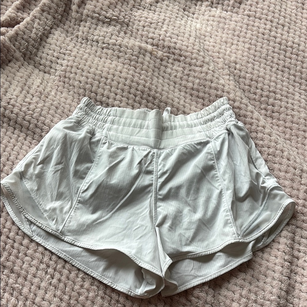 Women's White Lululemon Shorts